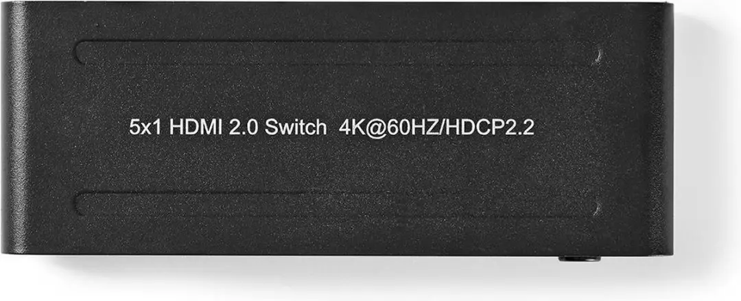 Nedis HDMI-Switch VSWI3475AT 5-Poorts - 4K@60Hz - Antraciet