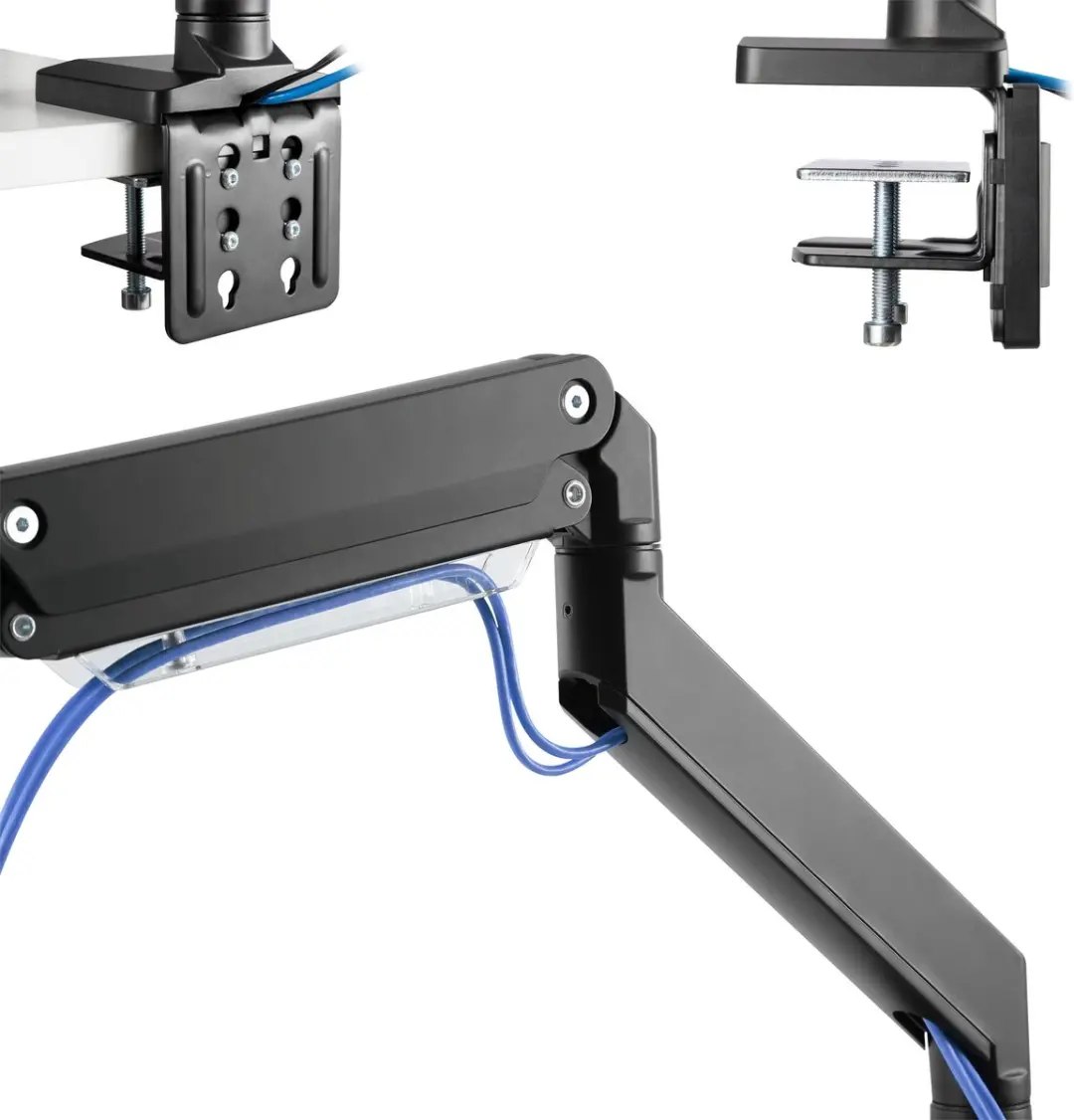 InLine 23172A Bureaubeugel 3 Monitoren - 17" - Zwart