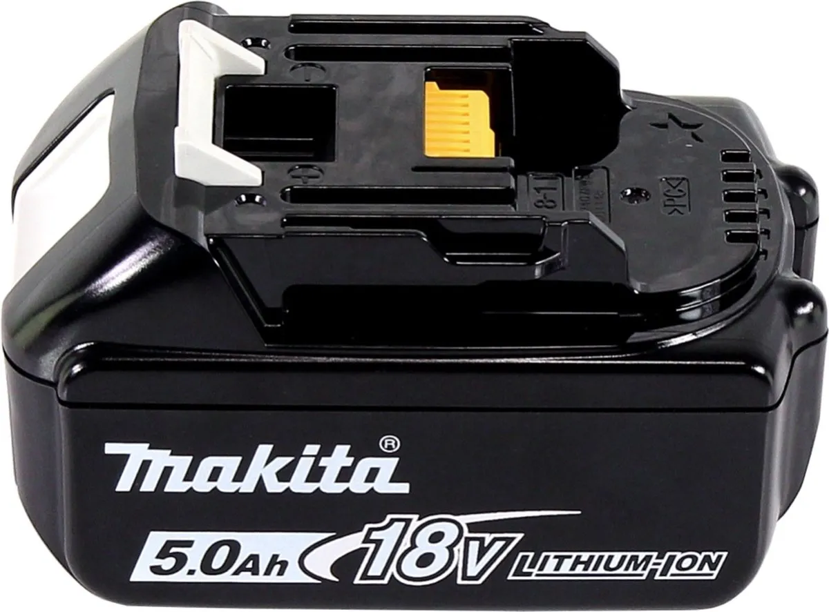 Makita DHG180T1J Accu-Heteluchtpistool 18V 550°C - 5,0Ah