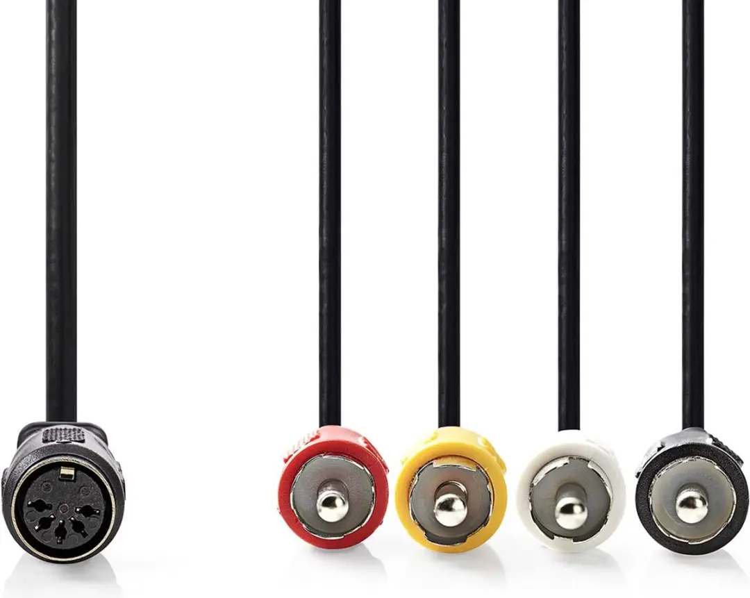Nedis DIN-Audiokabel 4x RCA