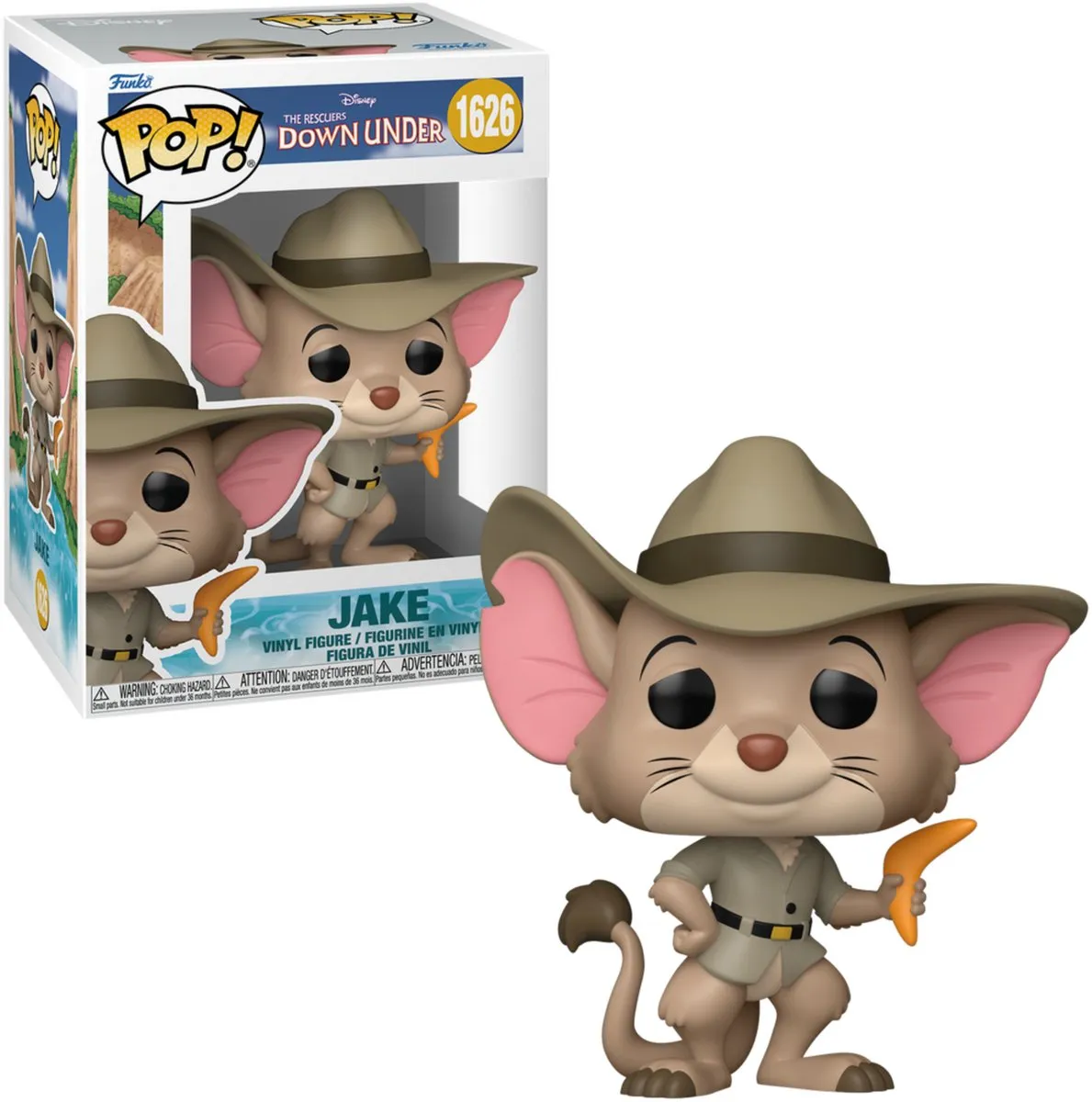 Funko POP! Disney Jake The Rescuers Down Under 1626 - Multicolor