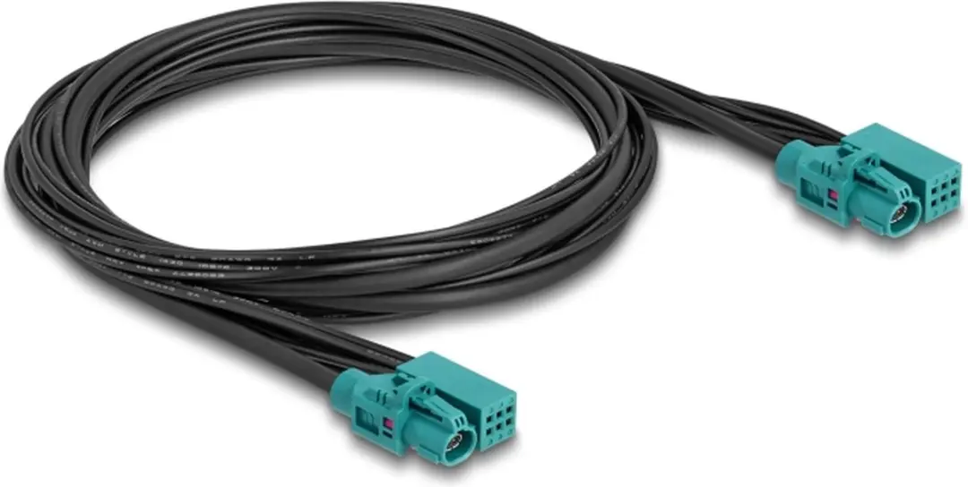 Delock HDMTD Z Kabel met Powerpin - 1m - Zwart