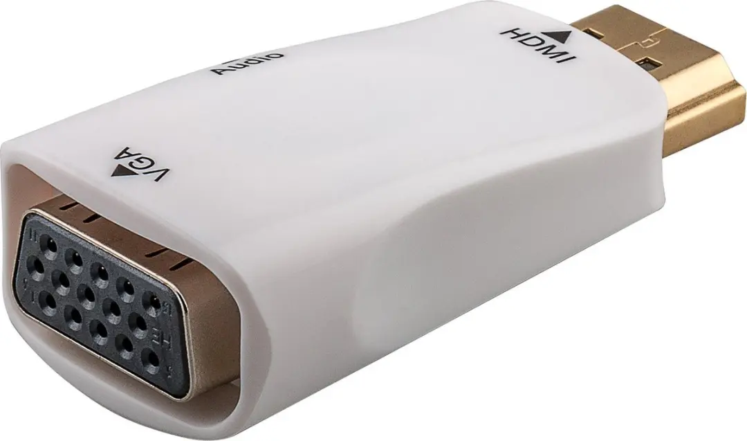 Goobay HDMI naar VGA + 3,5mm Adapter OKS-39335 - 10 Stuks - Wit