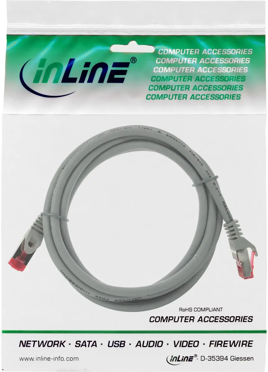 InLine 3m S-STP/PiMF Cat. 6