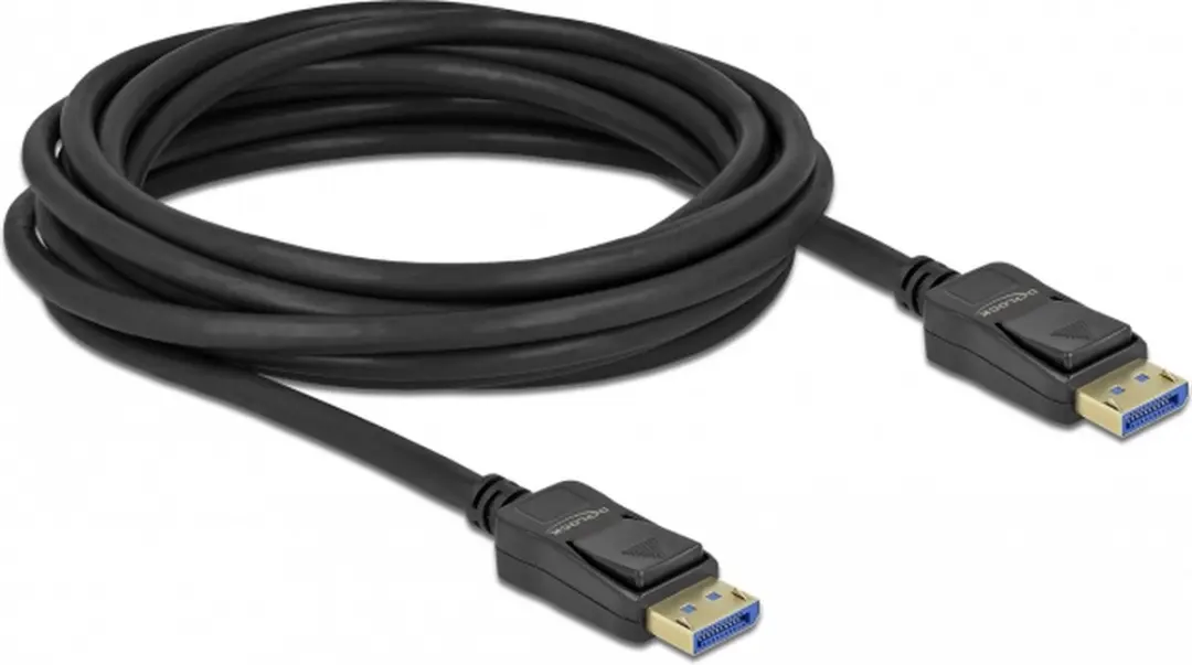 Delock DisplayPort Kabel 8K 60Hz 40Gbps 5m - Zwart