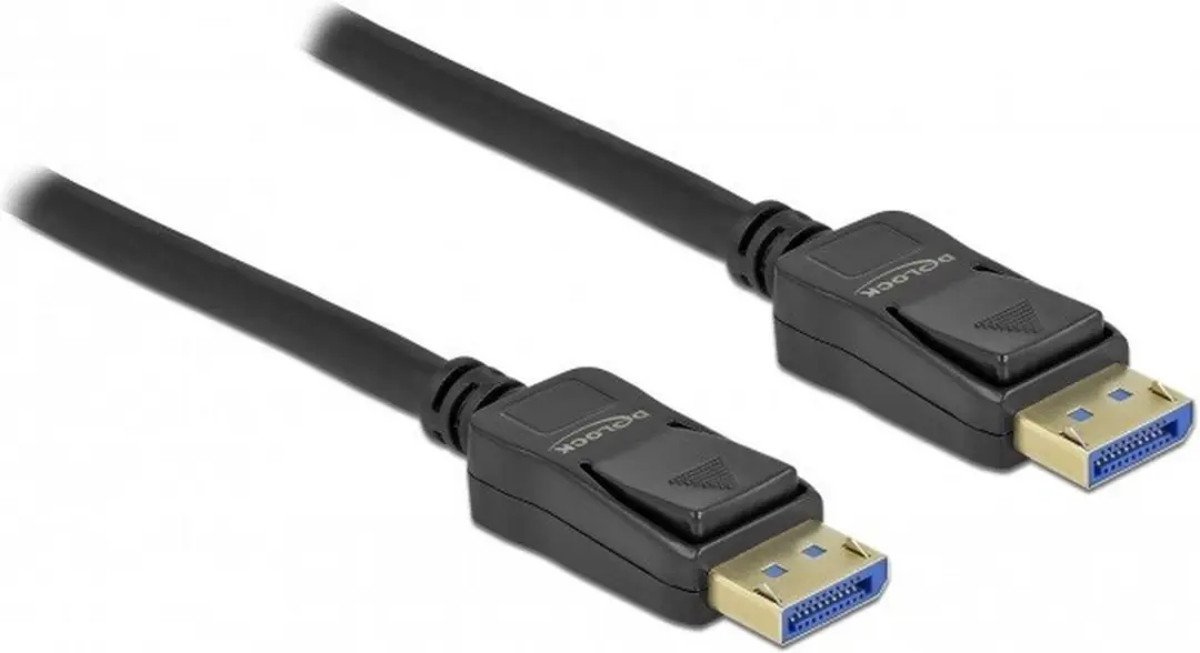 Delock DisplayPort Kabel 8K 60Hz 40Gbps 5m - Zwart