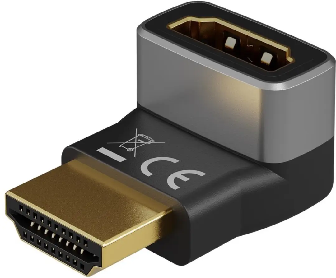 Goobay Plus HDMI Adapter Haaks 8K 60Hz HDR