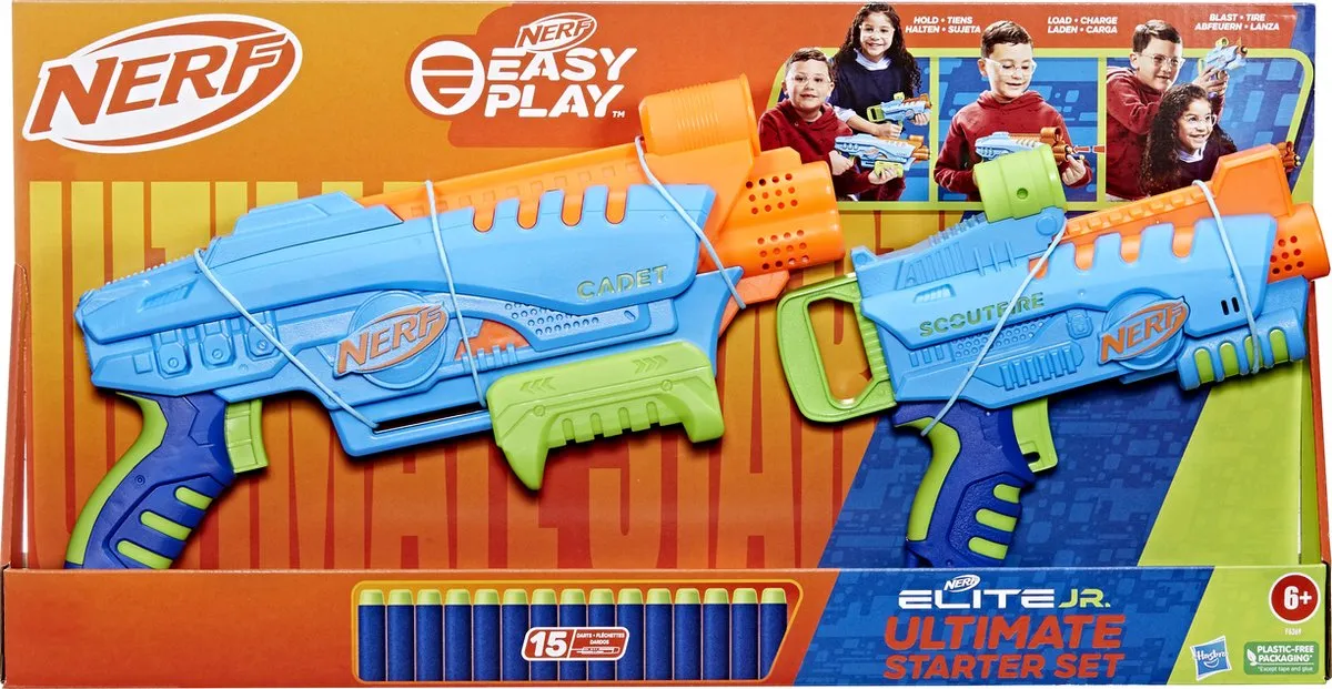 Nerf Elite Junior Ultimate Starterset - Blauw - afbeelding 6 van 6