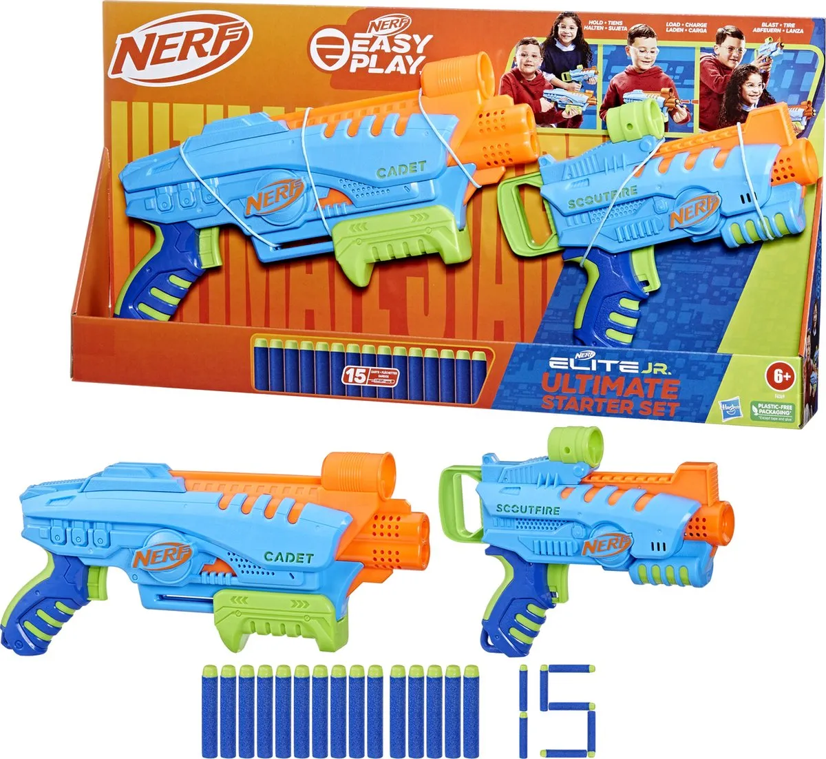 Nerf Elite Junior Ultimate Starterset - Blauw