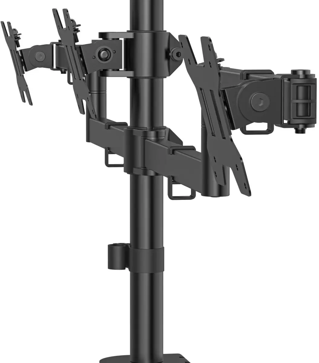 Hama Monitorarm 00220899 - 3 Monitoren - Zwart - afbeelding 5 van 6