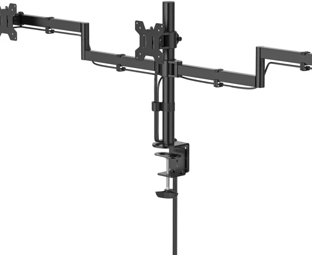 Hama Monitorarm 00220899 - 3 Monitoren - Zwart - afbeelding 3 van 6