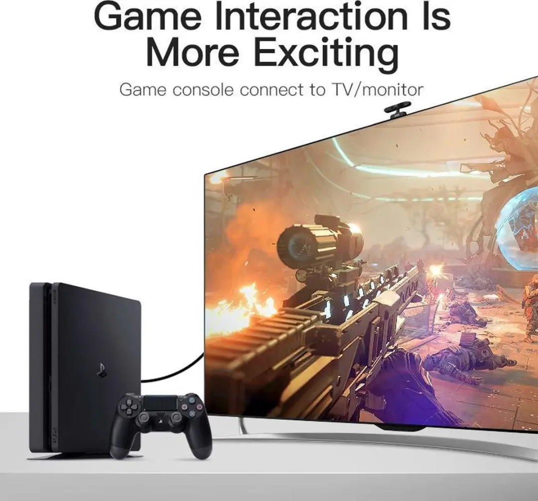 Vention HDMI-DVI Kabel 3m - 4K 60Hz - Transparant