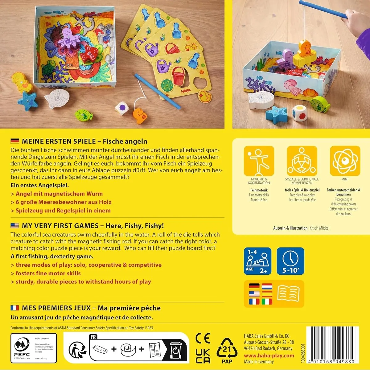 Haba Hengelspel Meine Ersten Spiele Fische Angeln 4983
