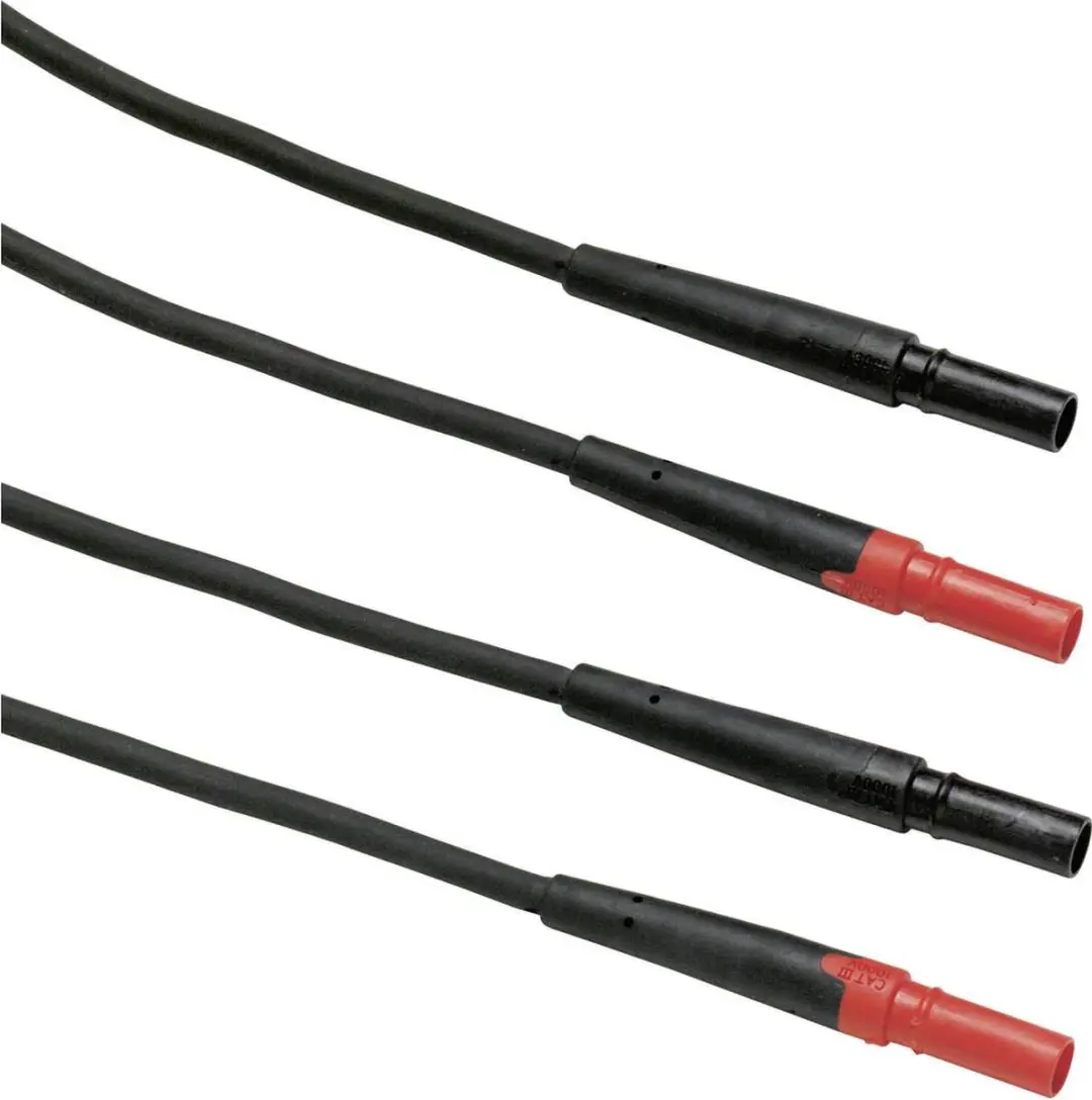 Fluke TL27 Veiligheidsmeetsnoerenset 4mm - 1.50m - Rood/Zwart