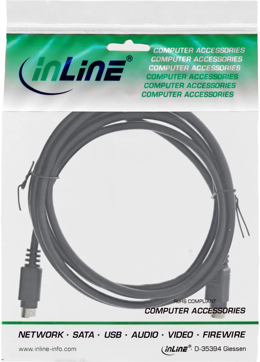 InLine 89950 S-Videokabel 2m - Zwart