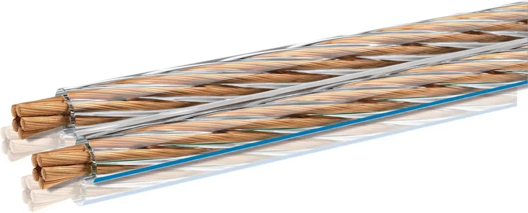 Oehlbach SP-40 Luidsprekerkabel 4,0mm² - 10m - Transparant