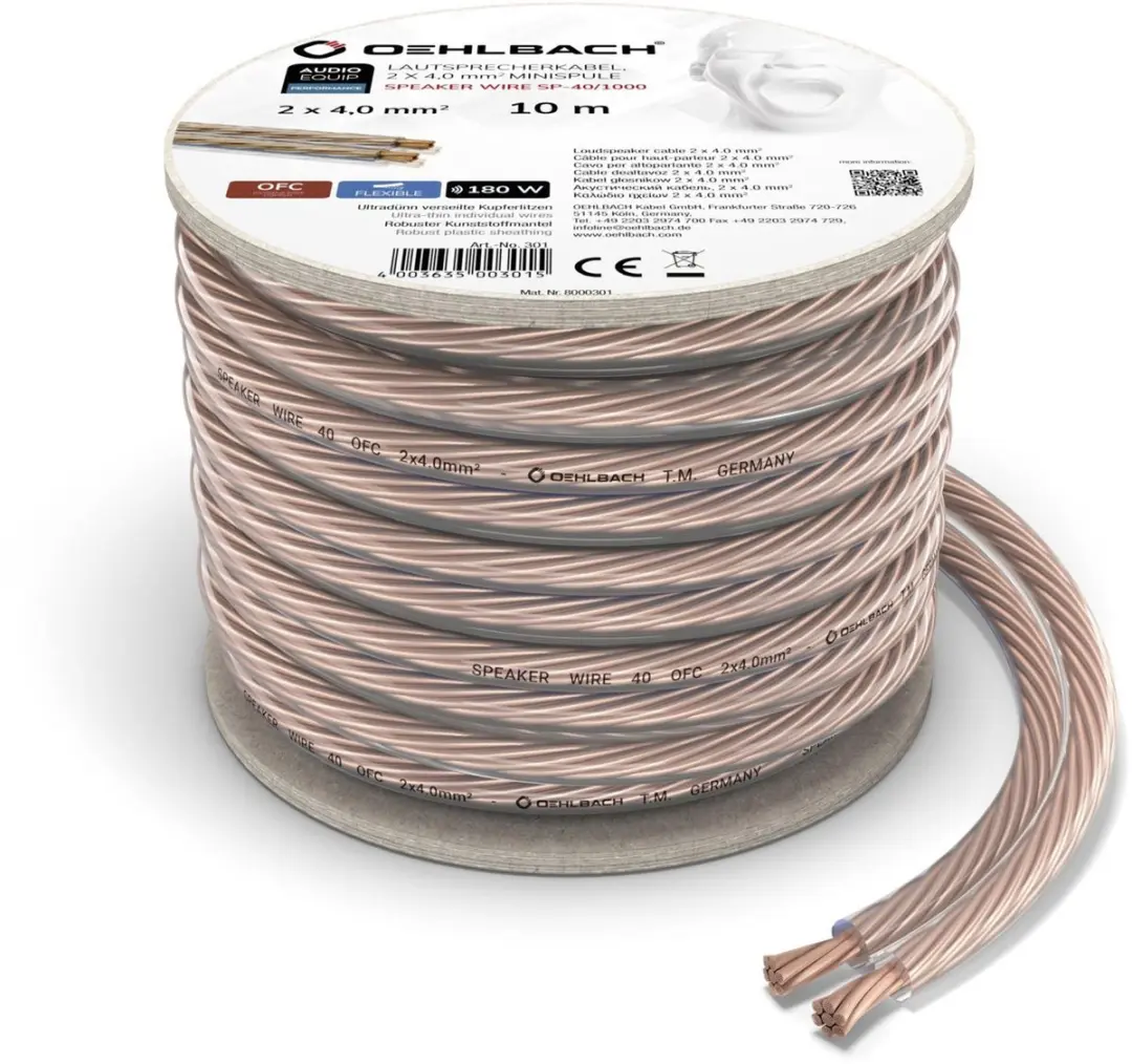 Oehlbach SP-40 Luidsprekerkabel 4,0mm²