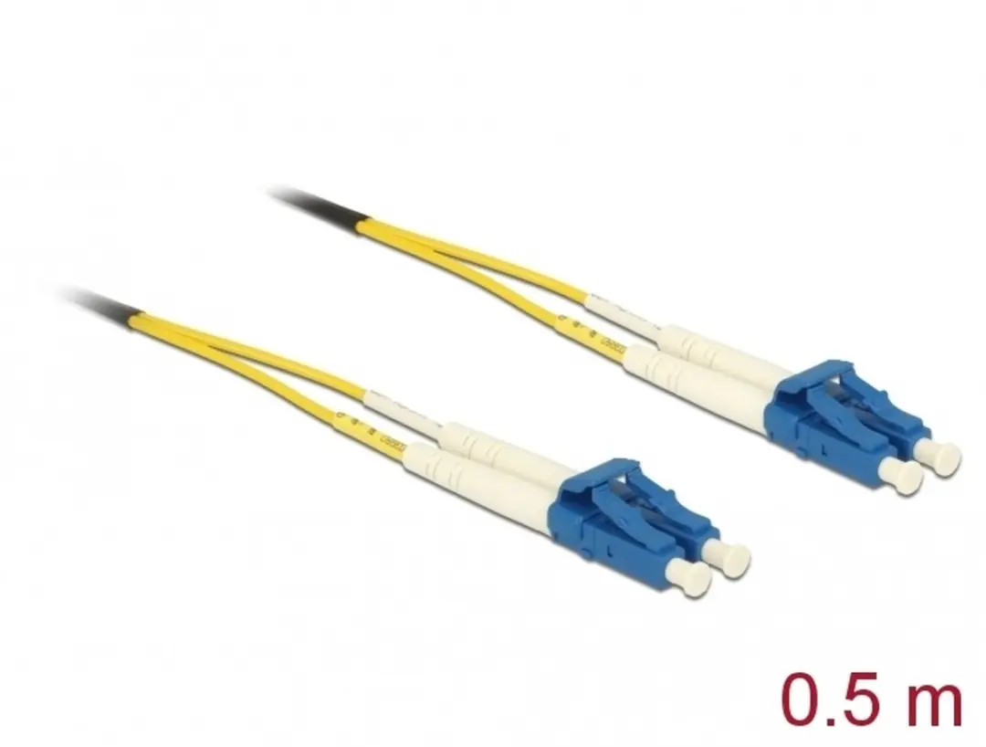 Delock LC-LC Singlemode OS2 Kabel 0.5m