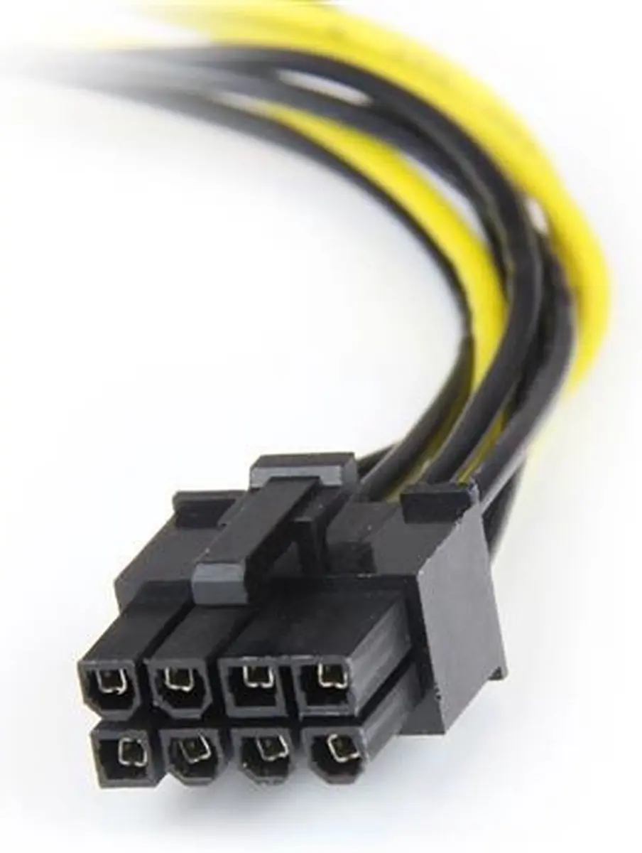 Startech LP4 naar 8-pin PCI Express Videokaart Voedingkabel - Wit