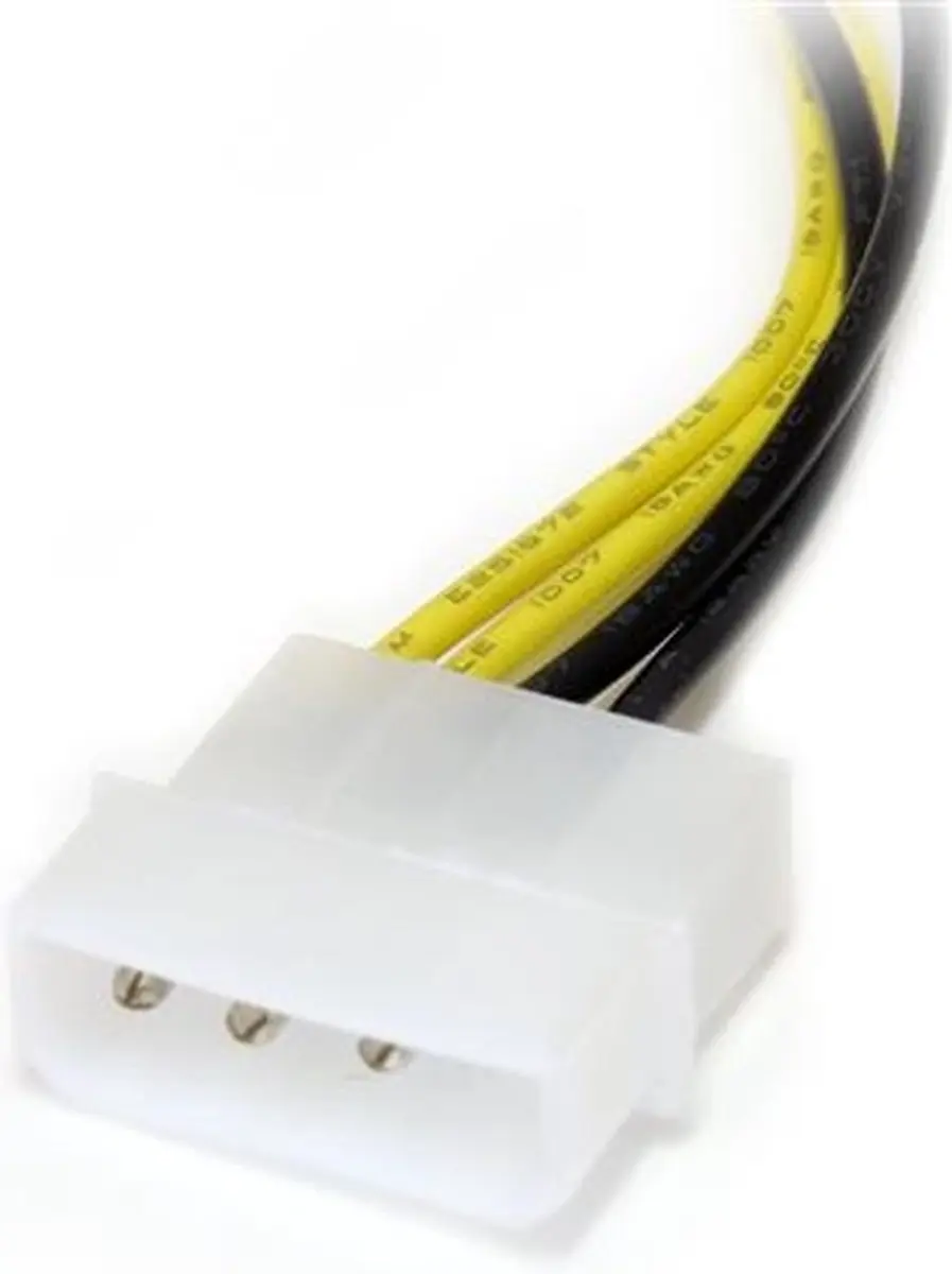Startech LP4 naar 8-pin PCI Express Videokaart Voedingkabel - Wit