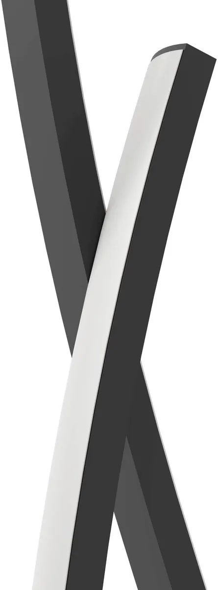Eglo Grisolia Vloerlamp LED 129cm - Zwart/Wit