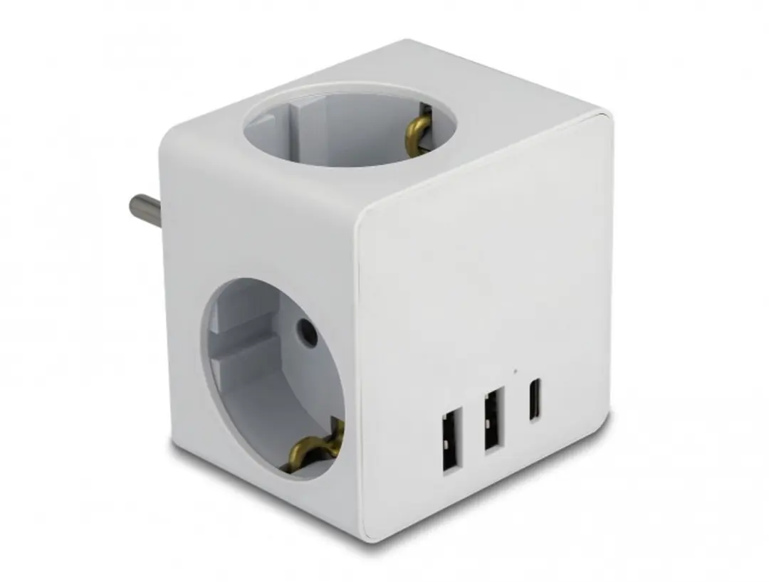 Delock Multi Socket Cube 3-voudig