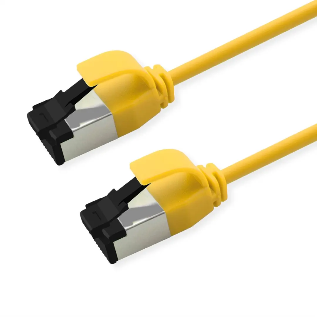 Roline Cat.8 S/FTP Patchkabel - Geel - 0,5m