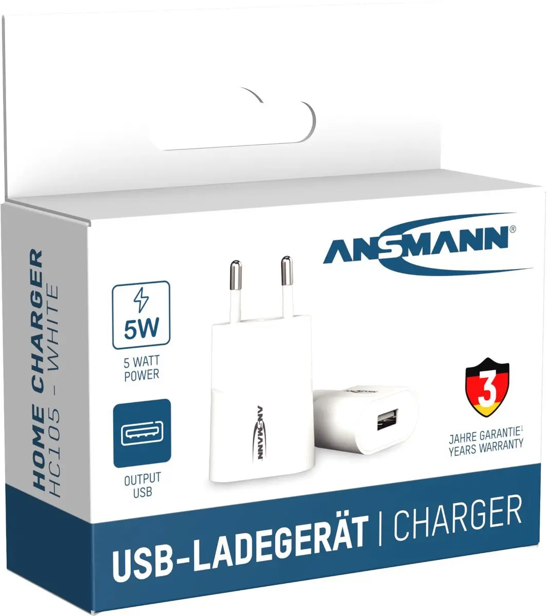 Ansmann HomeCharger HC105 USB-oplader 5W