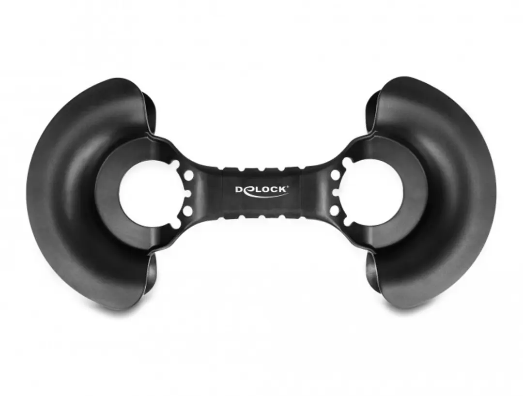 Delock Kabelopwinder 375x170mm - Zwart