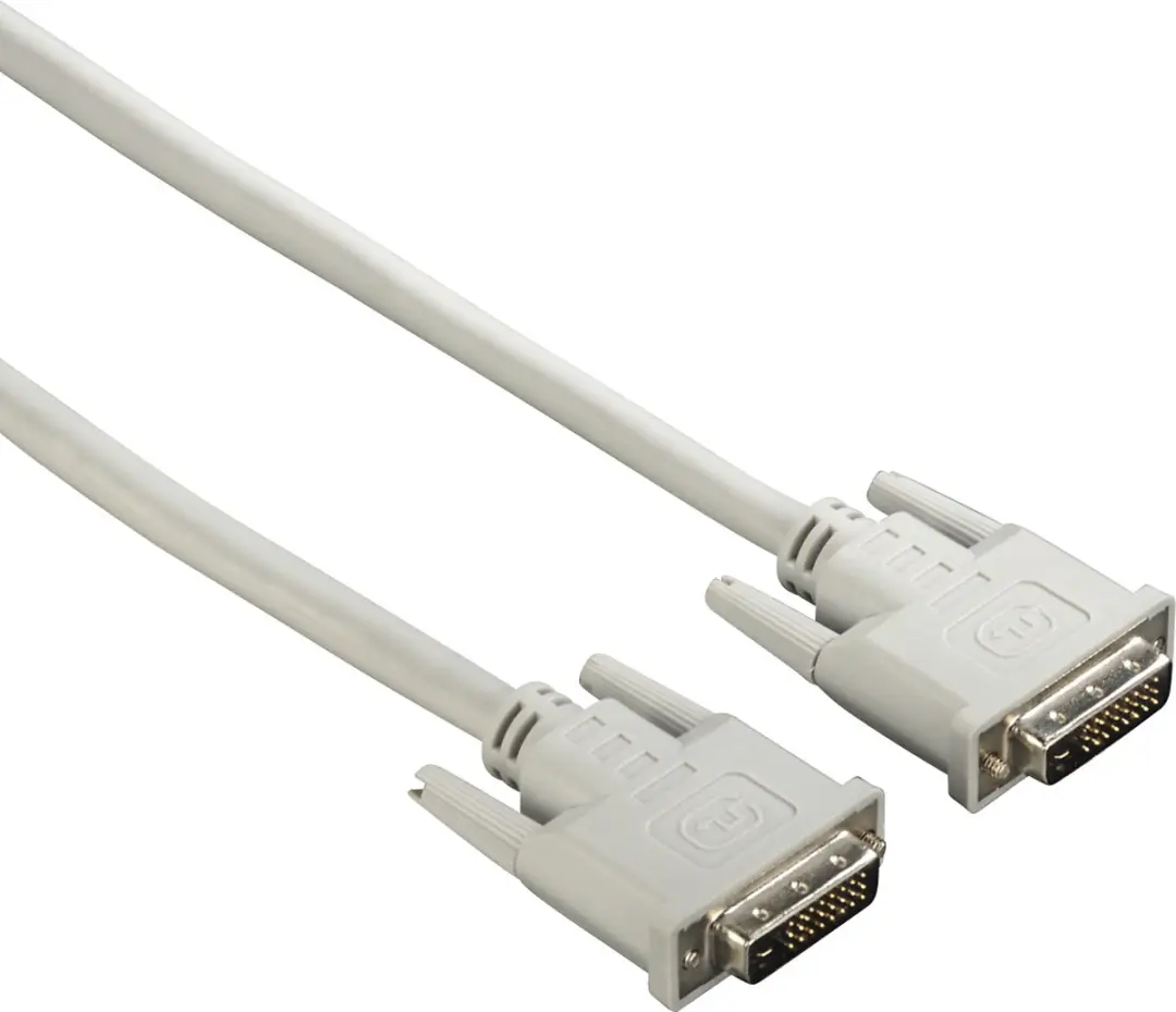 Hama 00200931 DVI kabel 1,5 m DVI-D Grijs