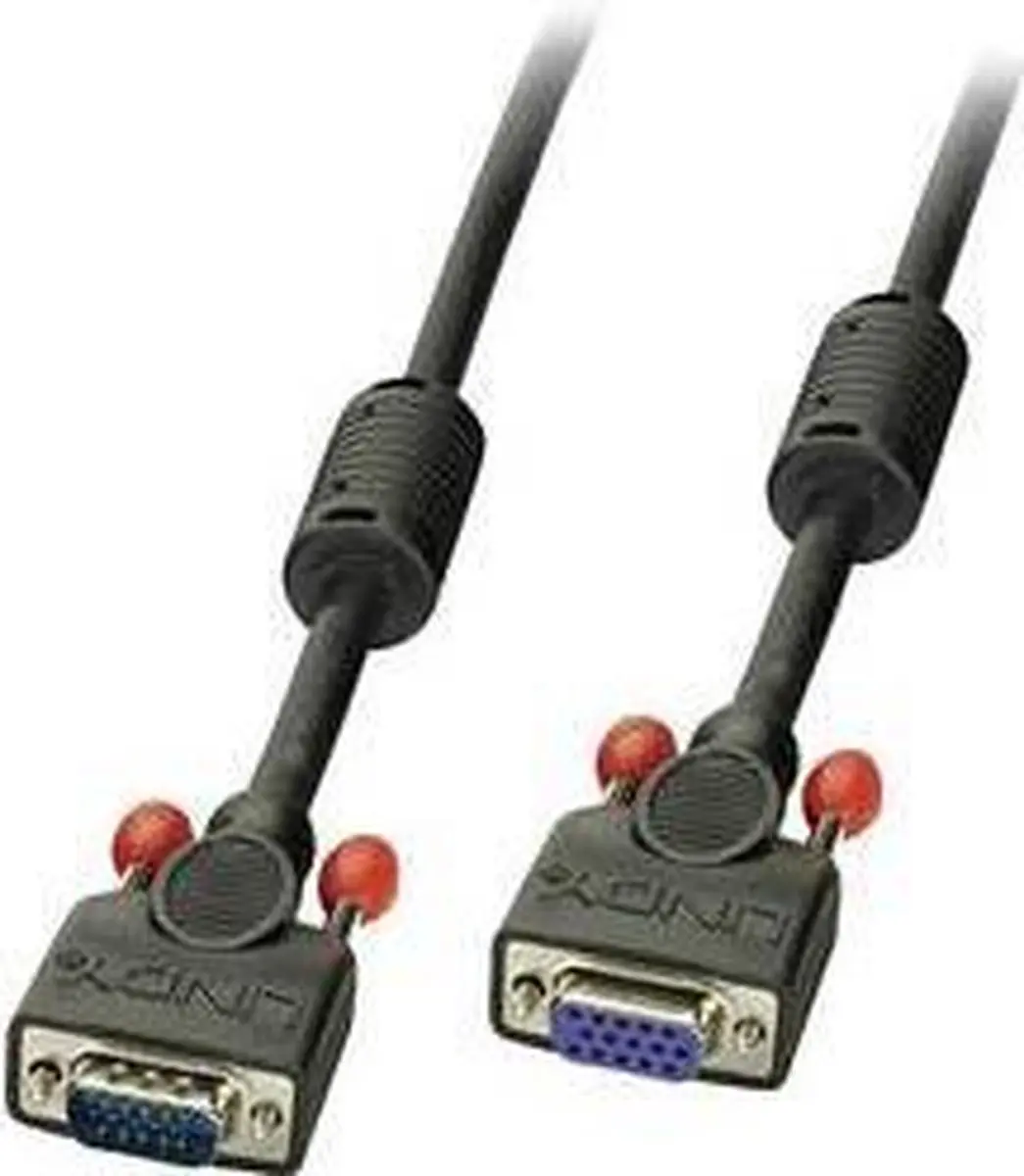 Lindy 36392 VGA Verlengkabel 15-polig 1.0m - Zwart - afbeelding 6 van 6