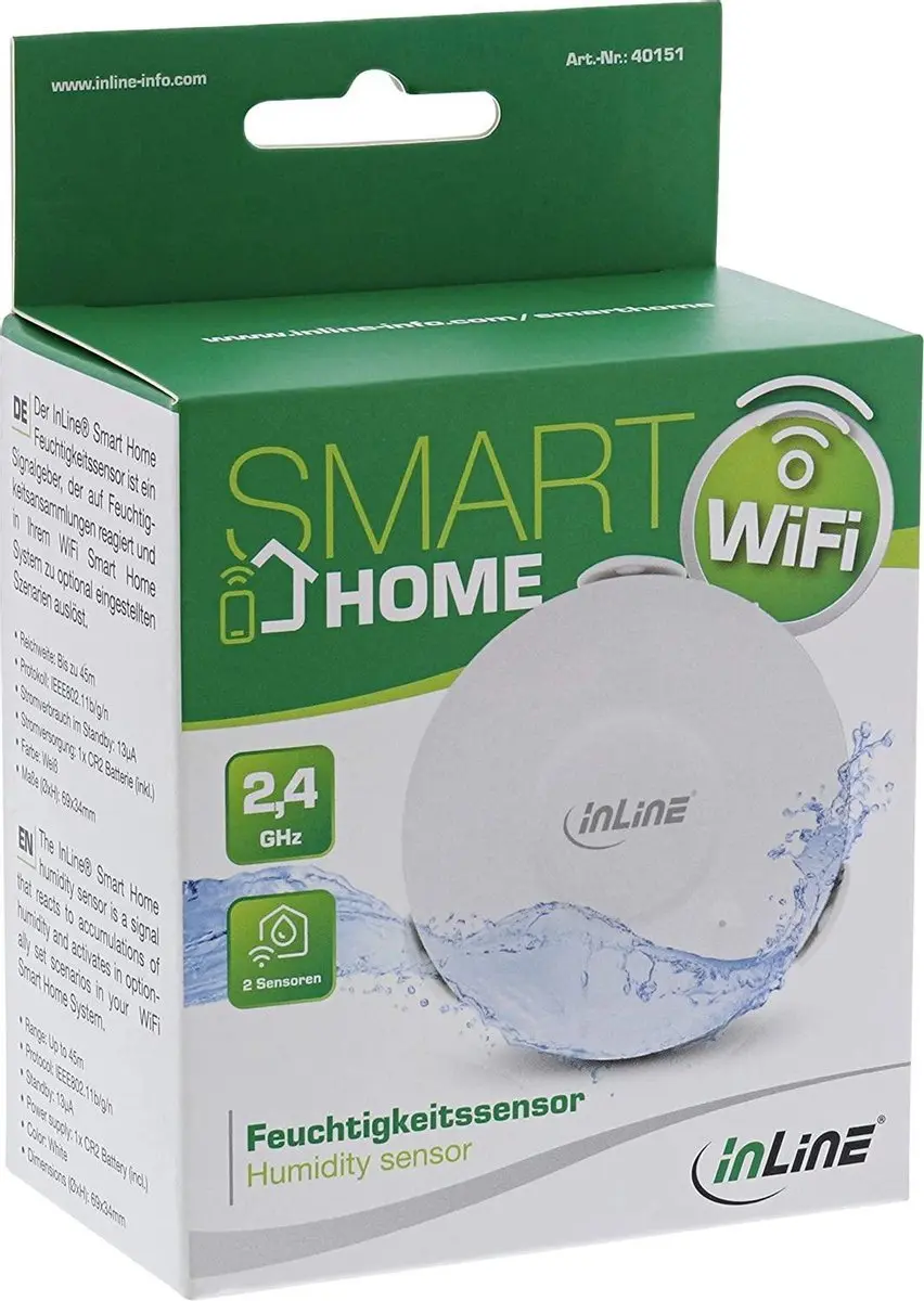 InLine® SmartHome vochtigheidssensor