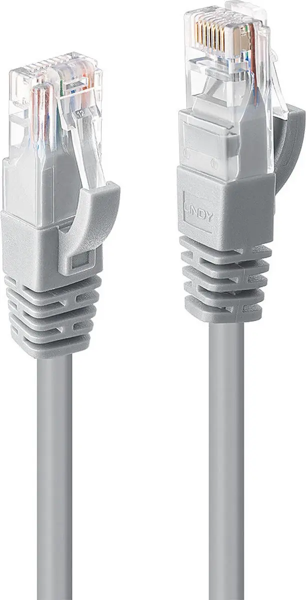 Lindy CAT 6 Patchkabel 15m - Grijs
