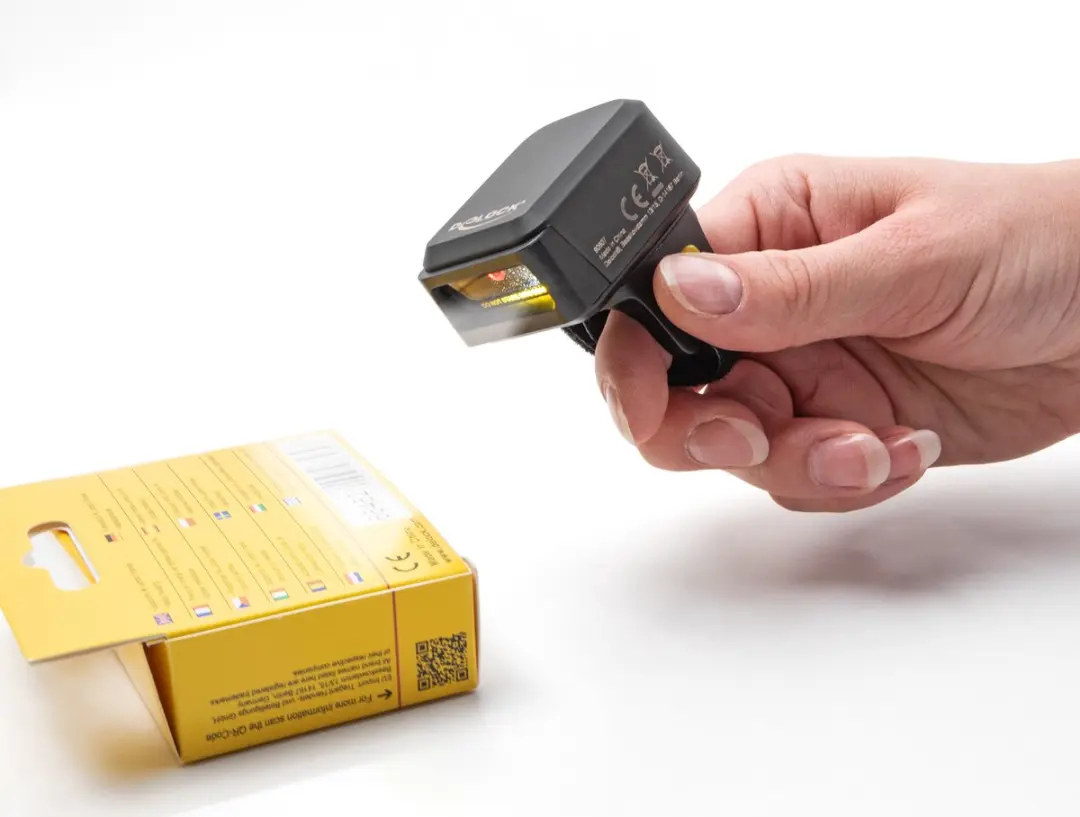 Delock Ring Barcode Scanner 90607 - Zwart