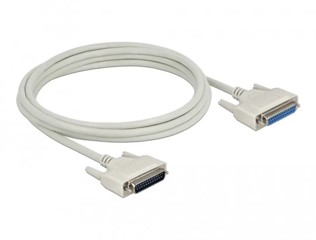 Delock Serial Kabel D-Sub 25 M/F 3m - Beige