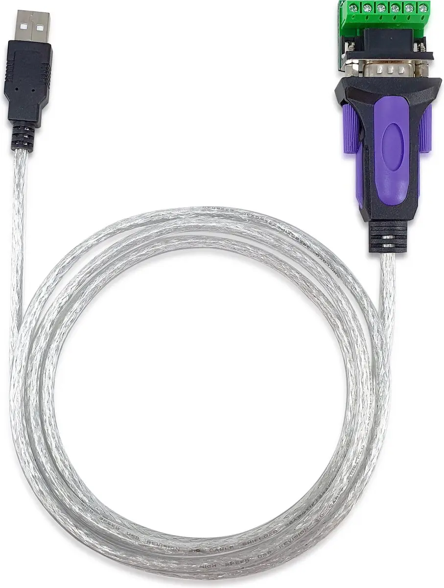 Equip 133387 Seriële Kabel USB Type-A naar DB-9 - 1,5m - Grijs