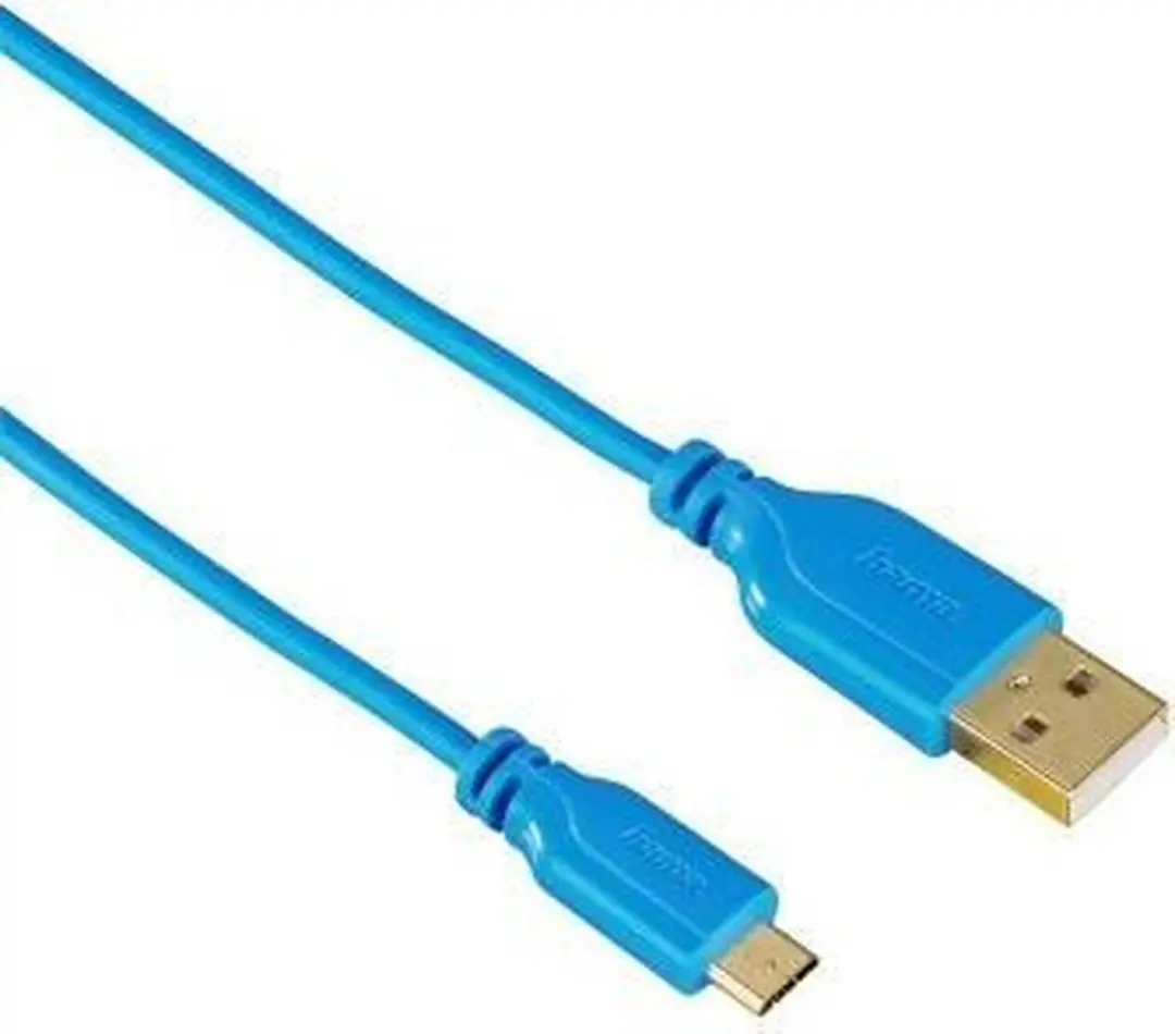 Hama USB A naar Micro-USB B Kabel 0,75m