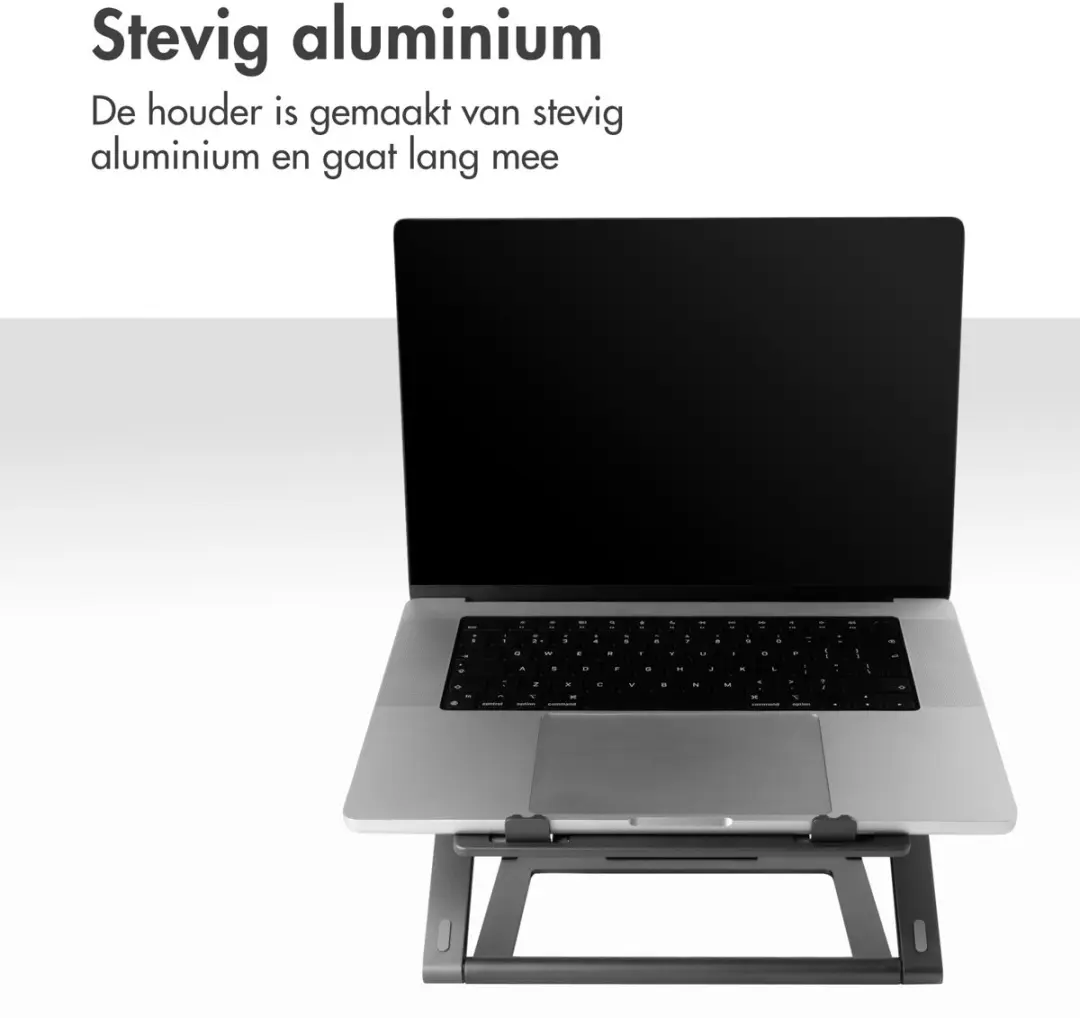 Accezz SH00072233 Laptopstandaard 13-17" - Donkergrijs