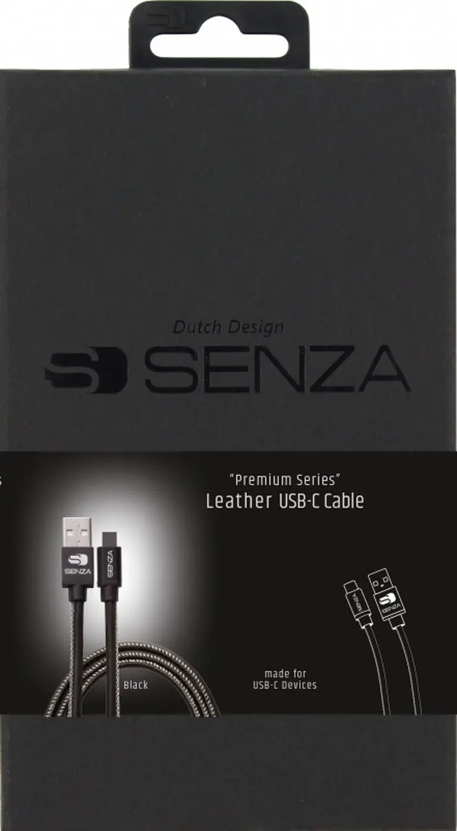 SENZA Premium Leren USB-C Kabel 1.5m - PREMLCBL1003