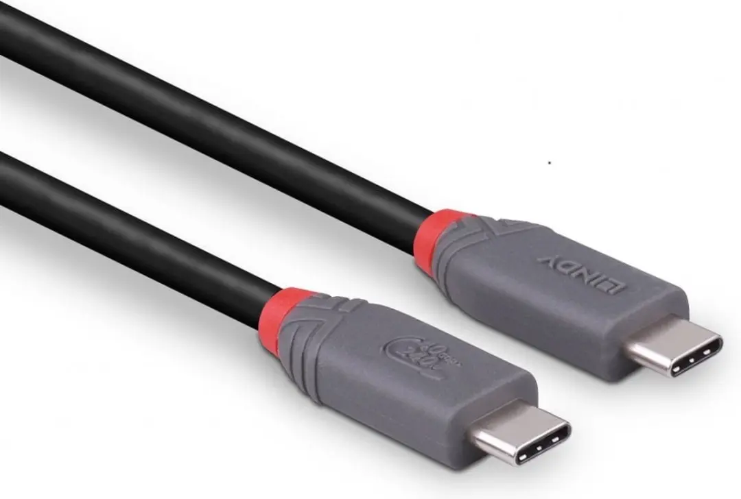 Lindy USB4 Gen 3x2 36957 USB-kabel 1,5m - Zwart