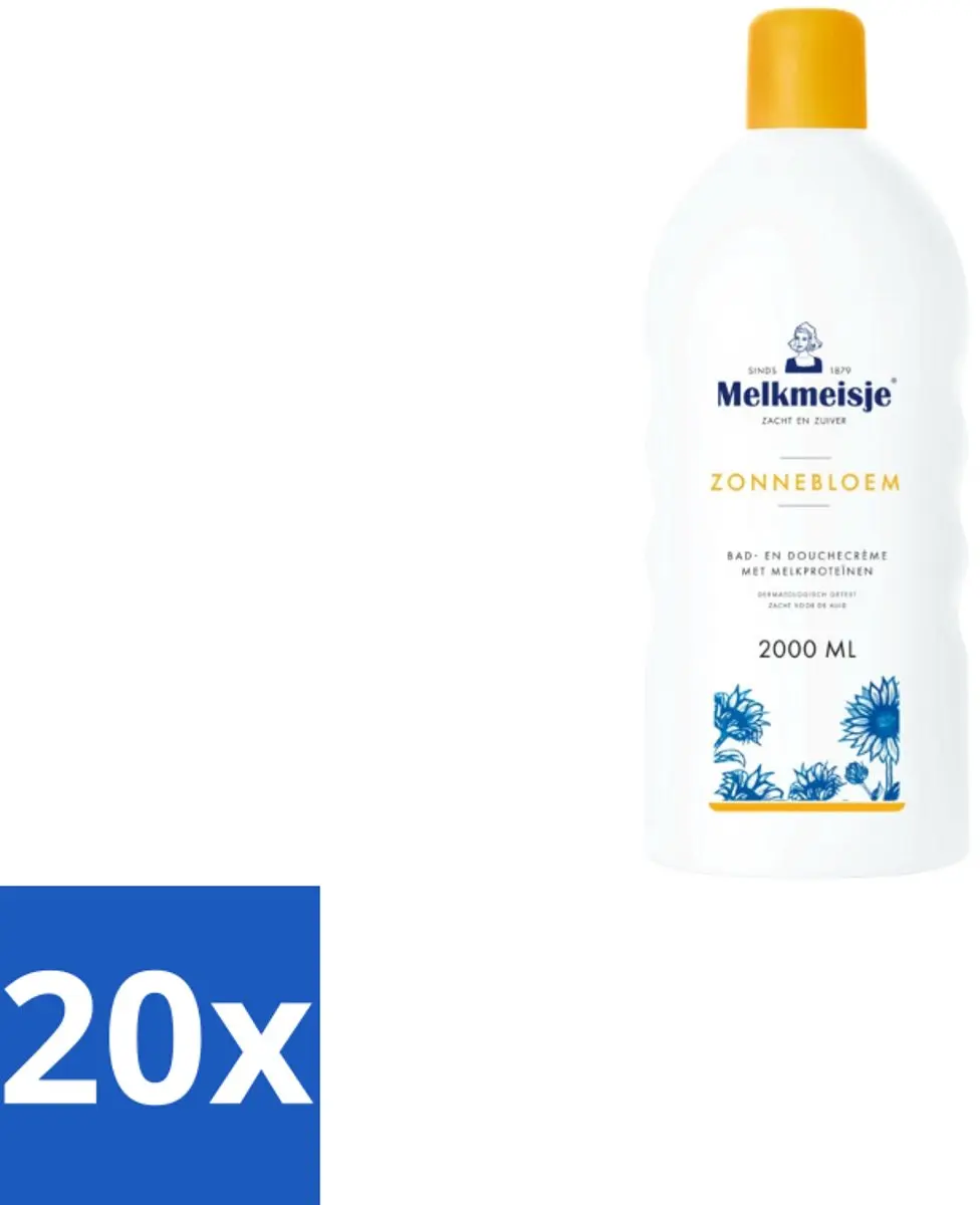 Melkmeisje Bad & Douchecrème Zonnebloem 2000ml