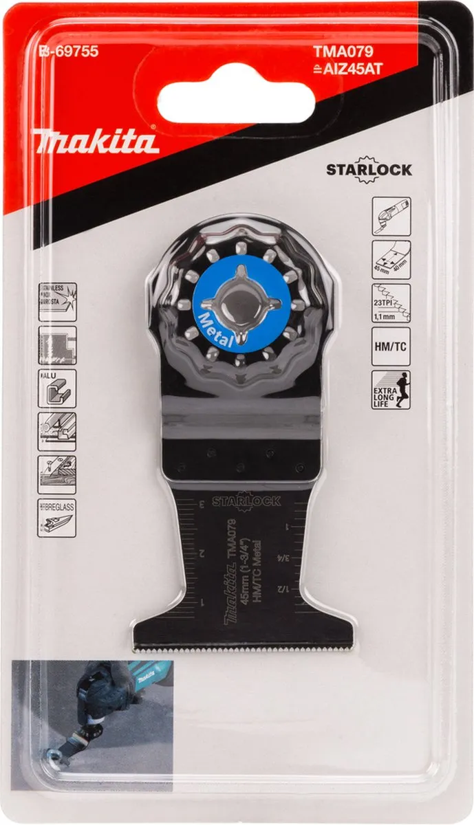 Makita TMA079 Invalzaagblad 45mm - Oscillerend