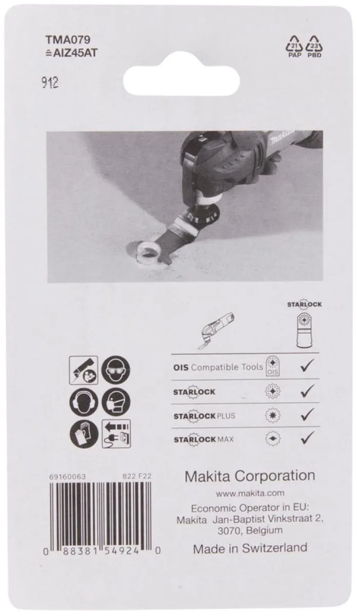 Makita TMA079 Invalzaagblad 45mm - Oscillerend
