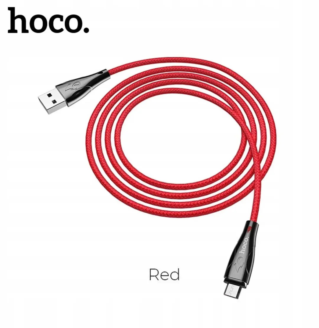 Hoco Magnetische Micro USB Kabel 1.2M 3A Rood