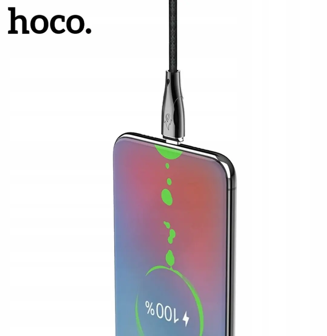 Hoco Magnetische Micro USB Kabel 1.2M 3A Rood