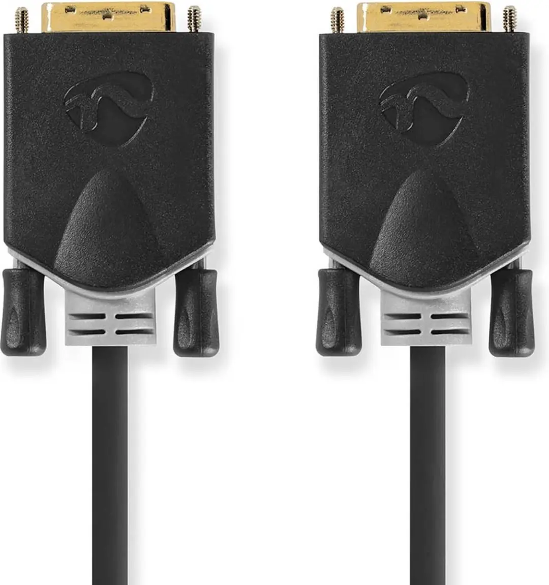 Nedis DVI-D Kabel 2560x1600 3m - Verguld - Antraciet