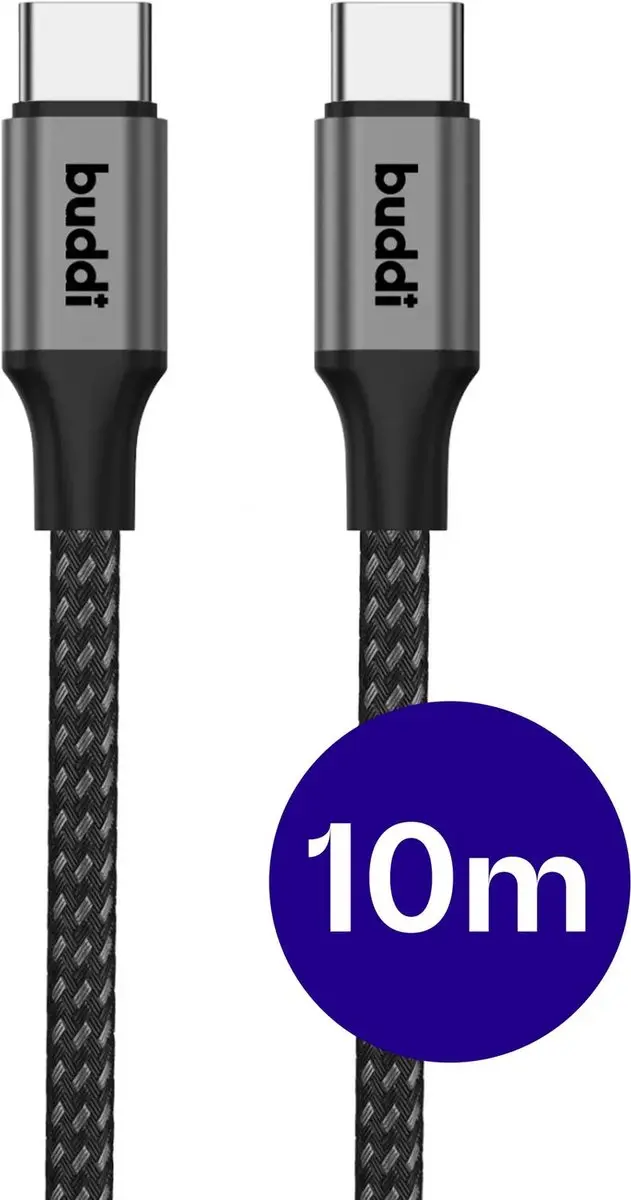 Buddi Flex USB-C naar USB-C Kabel 60W