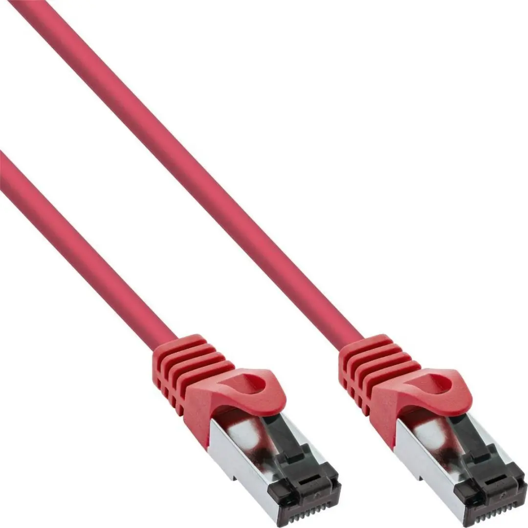 InLine S/FTP CAT8.1 Netwerkkabel 40Gbps - 0,5m - Rood