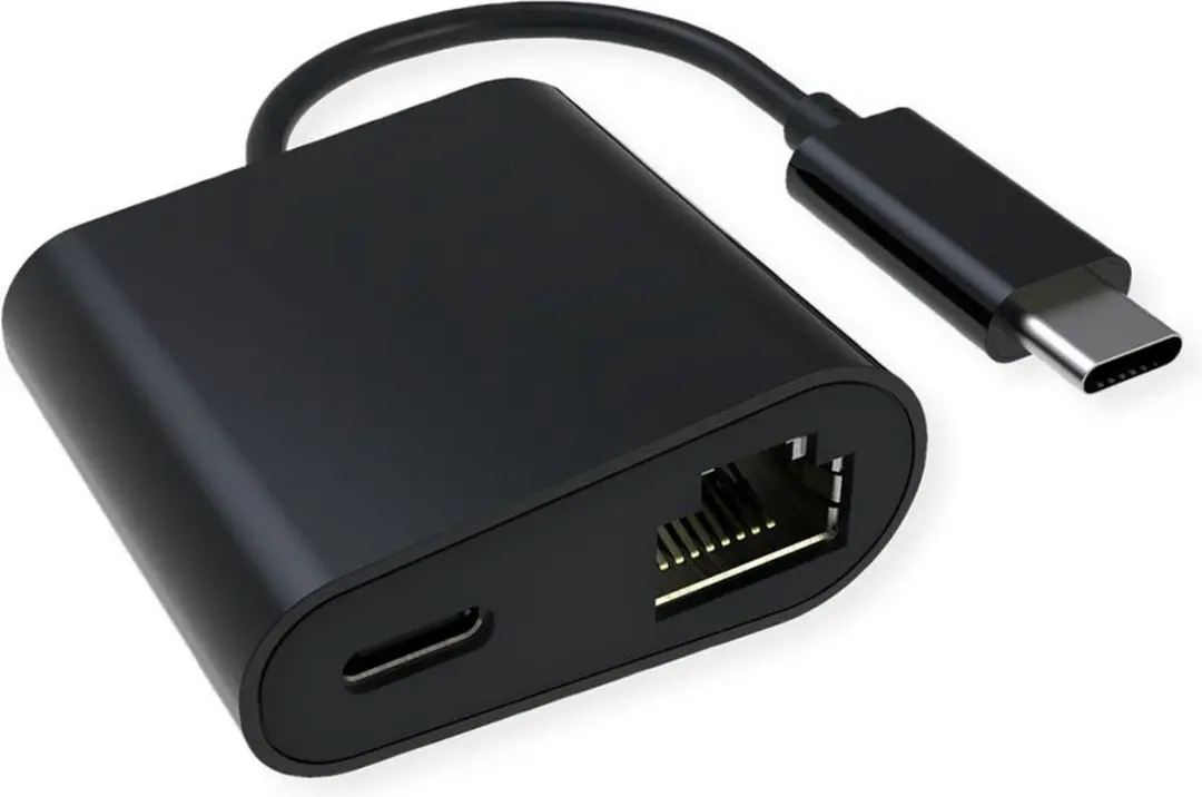 Value USB 3.2 Gen 2 Type C naar Gigabit Ethernet-converter 12.99.1118 - Zwart