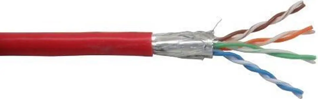 InLine Patchkabel Cat.5e SF/UTP 100m - Rood